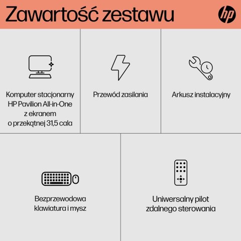 HP Pavilion AIO 32-b0252nw i5-12400T 31.5" WQHD 16GB DDR4 3200 SSD1TB GeForce GTX 1650 Win11 HP Pavilion AIO 32-b0252nw i5-12400T 31.5" WQHD 16GB DDR4 3200 SSD1TB GeForce GTX 1650 Win11