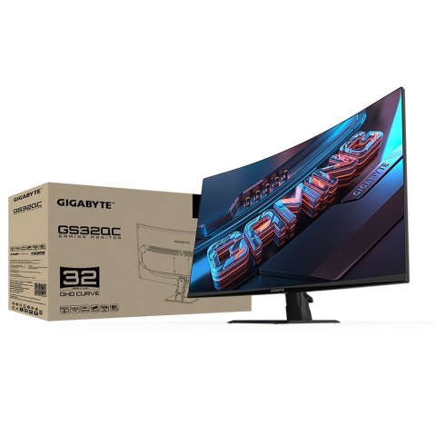 MONITOR GIGABYTE LED 31,5" GS32QC 165Hz MONITOR GIGABYTE LED 31,5" GS32QC 165Hz