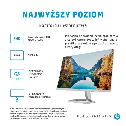 MONITOR HP LED, IPS 23,8" M24fw (2D9K1E9) MONITOR HP LED, IPS 23,8" M24fw (2D9K1E9)