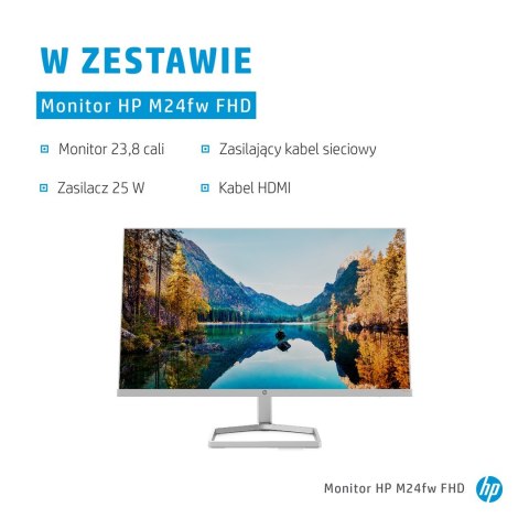 MONITOR HP LED, IPS 23,8" M24fw (2D9K1E9) MONITOR HP LED, IPS 23,8" M24fw (2D9K1E9)
