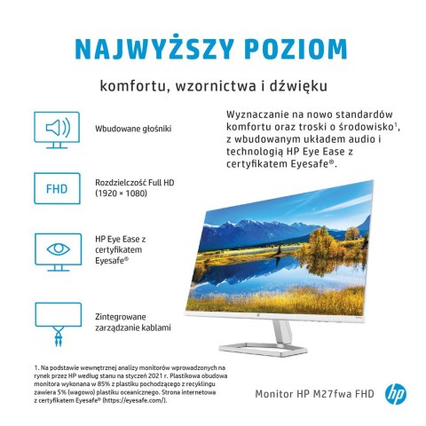 MONITOR HP LED IPS 27" M27fwa (356D5E9) MONITOR HP LED IPS 27" M27fwa (356D5E9)