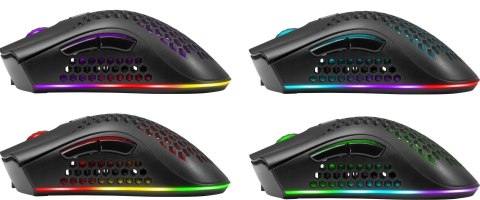 DEFENDER MYSZ BEZPRZEWODOWA GM-709L WARLOCK RF RGB 2400DPI 8P, 5 TRYBÓW PODŚWIETLENIA, DZIUROWANA 52709 DEFENDER MYSZ BEZPRZEWODOWA GM-709L WARLOCK RF RGB 2400DPI 8P, 5 TRYBÓW PODŚWIETLENIA, DZIUROWANA 52709