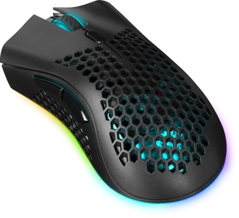 DEFENDER MYSZ BEZPRZEWODOWA GM-709L WARLOCK RF RGB 2400DPI 8P, 5 TRYBÓW PODŚWIETLENIA, DZIUROWANA 52709 DEFENDER MYSZ BEZPRZEWODOWA GM-709L WARLOCK RF RGB 2400DPI 8P, 5 TRYBÓW PODŚWIETLENIA, DZIUROWANA 52709