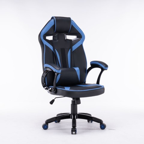FOTEL OBROTOWY GAMINGOWY KRZESŁO DRIFT NIEBIESKI FOTEL OBROTOWY GAMINGOWY KRZESŁO DRIFT NIEBIESKI