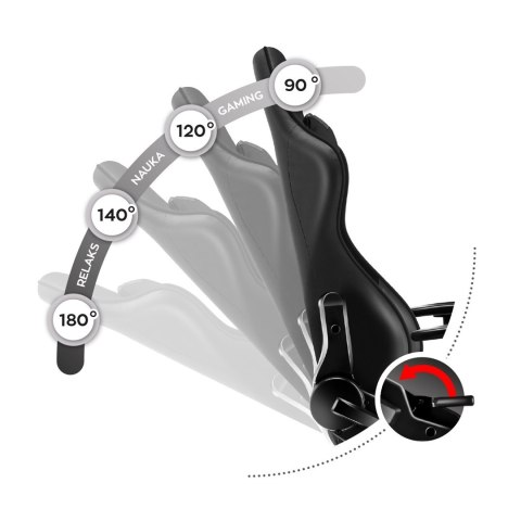 Fotel gamingowy dla dziecka HZ-Ranger 6.0 Black Fotel gamingowy dla dziecka HZ-Ranger 6.0 Black