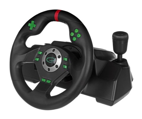 Kierownica Esperanza Drift EGW101 (PC, PS3; kolor czarny) Kierownica Esperanza Drift EGW101 (PC, PS3; kolor czarny)