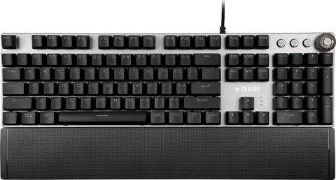 Klawiatura mechaniczna IBOX Aurora K-3 IKGMK3 (USB; (US); kolor czarny) Klawiatura mechaniczna IBOX Aurora K-3 IKGMK3 (USB; (US); kolor czarny)
