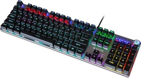 Klawiatura mechaniczna IBOX Aurora K-3 IKGMK3 (USB; (US); kolor czarny) Klawiatura mechaniczna IBOX Aurora K-3 IKGMK3 (USB; (US); kolor czarny)