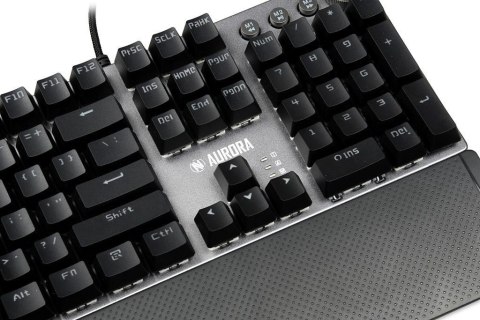 Klawiatura mechaniczna IBOX Aurora K-3 IKGMK3 (USB; (US); kolor czarny) Klawiatura mechaniczna IBOX Aurora K-3 IKGMK3 (USB; (US); kolor czarny)