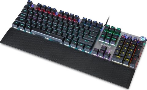 Klawiatura mechaniczna IBOX Aurora K-3 IKGMK3 (USB; (US); kolor czarny) Klawiatura mechaniczna IBOX Aurora K-3 IKGMK3 (USB; (US); kolor czarny)