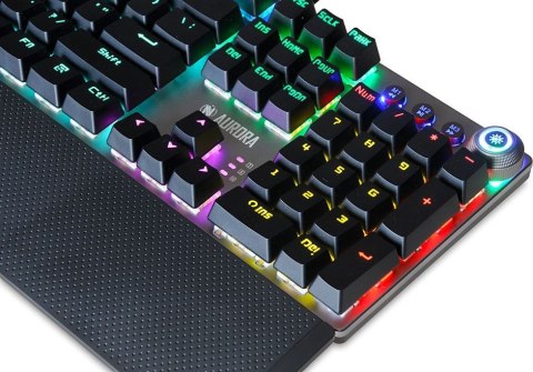 Klawiatura mechaniczna IBOX Aurora K-3 IKGMK3 (USB; (US); kolor czarny) Klawiatura mechaniczna IBOX Aurora K-3 IKGMK3 (USB; (US); kolor czarny)
