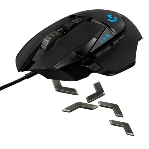 Mysz Logitech G502 Gaming HERO EU 910-005471 (optyczna; 16000 DPI; kolor czarny) Mysz Logitech G502 Gaming HERO EU 910-005471 (optyczna; 16000 DPI; kolor czarny)