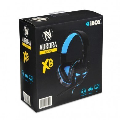 Słuchawki z mikrofonem IBOX SHPIX8MV X8 GAMING (kolor czarny) Słuchawki z mikrofonem IBOX SHPIX8MV X8 GAMING (kolor czarny)