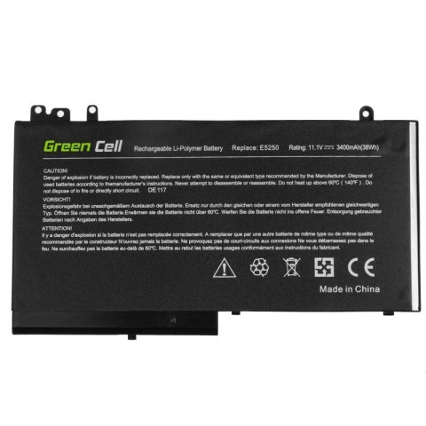 GREEN CELL BATERIA DE117 RYXXH DO DELL LATITUDE 12 5250 E5250 14 E5450 15 E5550 11 3150 3160 2900MAH 10.8V/11.1V GREEN CELL BATERIA DE117 RYXXH DO DELL LATITUDE 12 5250 E5250 14 E5450 15 E5550 11 3150 3160 2900MAH 10.8V/11.1V