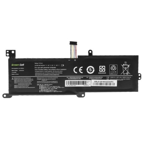 GREEN CELL BATERIA LE125 DO LENOVO IDEAPAD 320 330 520 3500MAH 7.4V / 7.6V GREEN CELL BATERIA LE125 DO LENOVO IDEAPAD 320 330 520 3500MAH 7.4V / 7.6V