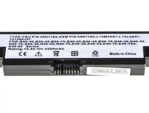 GREEN CELL BATERIA LE69 DO LENOVO L13L4A01 2200 MAH 14.4V GREEN CELL BATERIA LE69 DO LENOVO L13L4A01 2200 MAH 14.4V