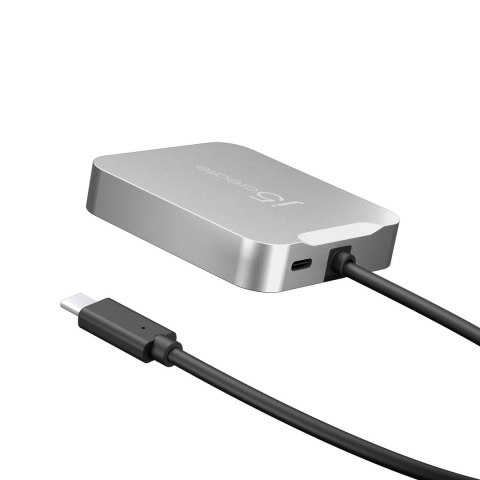 Stacja dokująca j5create 4K60 4K60 Elite USB-C PD Multi-Port Adapter 1x4K HDMI/2xUSB 3.1/1xUSB-C/1xRJ45 Gigabit; kolor srebrny J Stacja dokująca j5create 4K60 4K60 Elite USB-C PD Multi-Port Adapter 1x4K HDMI/2xUSB 3.1/1xUSB-C/1xRJ45 Gigabit; kolor srebrny J