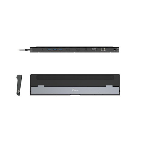 Stacja dokująca j5create USB-C Dual HDMI Docking Station 2xHDMI/3xUSB3.0/1xUSB-C/Card Reader/RJ45 Gigabit/3.5mm combo audio jack Stacja dokująca j5create USB-C Dual HDMI Docking Station 2xHDMI/3xUSB3.0/1xUSB-C/Card Reader/RJ45 Gigabit/3.5mm combo audio jack