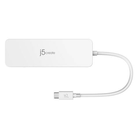 Stacja dokująca j5create USB-C Multi-Port Hub with Power Delivery 1xHDMI/2xUSB 3.1/1xUSB-C/Card Reader/1x3.5mm audio/mic combo j Stacja dokująca j5create USB-C Multi-Port Hub with Power Delivery 1xHDMI/2xUSB 3.1/1xUSB-C/Card Reader/1x3.5mm audio/mic combo j