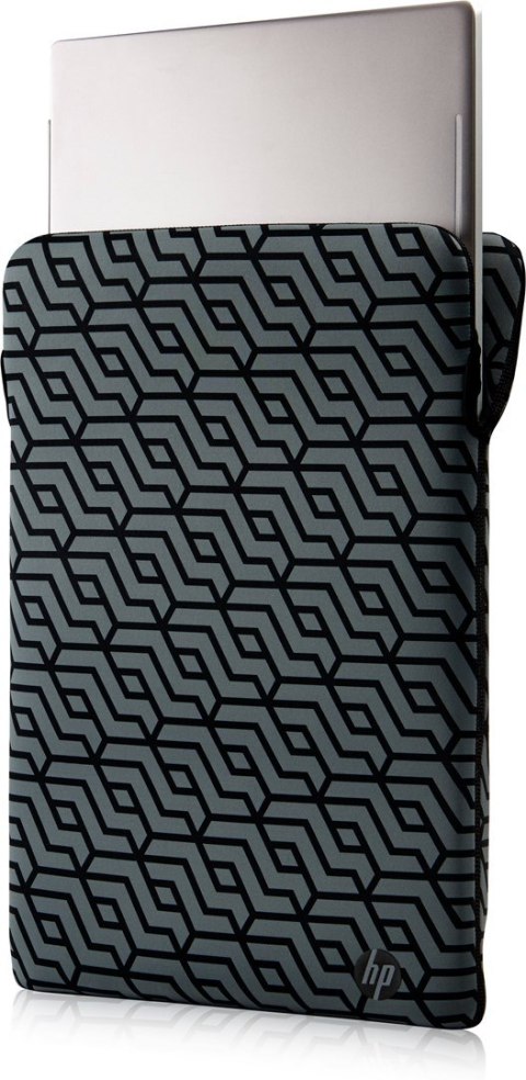 Etui HP Reversible Protective Geo Laptop Sleeve do notebooka 15,6" czarno-szare 2F2L0AA Etui HP Reversible Protective Geo Laptop Sleeve do notebooka 15,6" czarno-szare 2F2L0AA