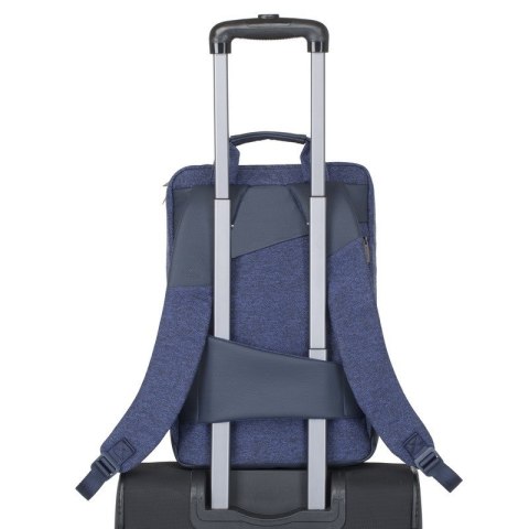 RIVACASE PLECAK NA LAPTOP 15,6" EGMONT, NIEBIESKI, 18L, EKO-SKÓRA I TWEED, KIESZENIE NA TABLET, SMARTFON, DOKUMENTY I AKCES. RIVACASE PLECAK NA LAPTOP 15,6" EGMONT, NIEBIESKI, 18L, EKO-SKÓRA I TWEED, KIESZENIE NA TABLET, SMARTFON, DOKUMENTY I AKCES.