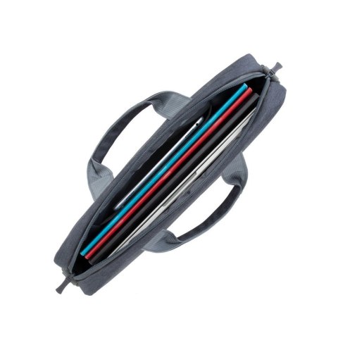RIVACASE TORBA NA LAPTOP 14" PRATER, CIEMNOSZARA, ANTYKRADZIEŻOWA, MATERIAŁ WODOODPORNY, KIESZENIE NA TABLET, SMARTFON, AKCES RIVACASE TORBA NA LAPTOP 14" PRATER, CIEMNOSZARA, ANTYKRADZIEŻOWA, MATERIAŁ WODOODPORNY, KIESZENIE NA TABLET, SMARTFON, AKCES