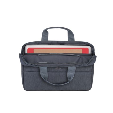 RIVACASE TORBA NA LAPTOP 14" PRATER, CIEMNOSZARA, ANTYKRADZIEŻOWA, MATERIAŁ WODOODPORNY, KIESZENIE NA TABLET, SMARTFON, AKCES RIVACASE TORBA NA LAPTOP 14" PRATER, CIEMNOSZARA, ANTYKRADZIEŻOWA, MATERIAŁ WODOODPORNY, KIESZENIE NA TABLET, SMARTFON, AKCES