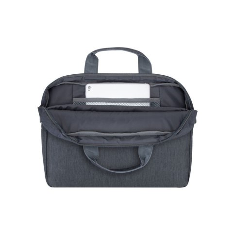 RIVACASE TORBA NA LAPTOP 14" PRATER, CIEMNOSZARA, ANTYKRADZIEŻOWA, MATERIAŁ WODOODPORNY, KIESZENIE NA TABLET, SMARTFON, AKCES RIVACASE TORBA NA LAPTOP 14" PRATER, CIEMNOSZARA, ANTYKRADZIEŻOWA, MATERIAŁ WODOODPORNY, KIESZENIE NA TABLET, SMARTFON, AKCES
