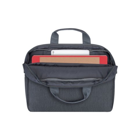 RIVACASE TORBA NA LAPTOP 14" PRATER, CIEMNOSZARA, ANTYKRADZIEŻOWA, MATERIAŁ WODOODPORNY, KIESZENIE NA TABLET, SMARTFON, AKCES RIVACASE TORBA NA LAPTOP 14" PRATER, CIEMNOSZARA, ANTYKRADZIEŻOWA, MATERIAŁ WODOODPORNY, KIESZENIE NA TABLET, SMARTFON, AKCES
