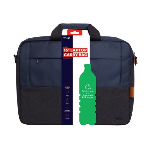 Torba na laptopa TRUST Lisboa 16" Niebieska Torba na laptopa TRUST Lisboa 16" Niebieska