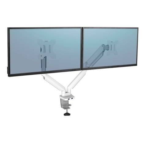 Fellowes Ergonomia ramię na 2 monitory - seria Platinum, białe Fellowes Ergonomia ramię na 2 monitory - seria Platinum, białe