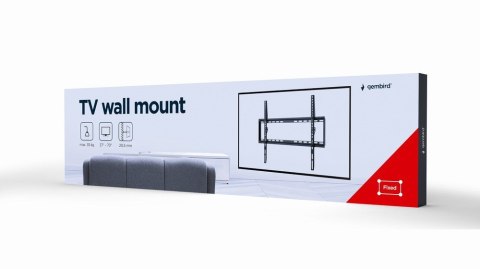 GEMBIRD UCHWYT ŚCIENNY LCD 37"-70" VESA MAX 600 X 400MM, DO 35KG GEMBIRD UCHWYT ŚCIENNY LCD 37"-70" VESA MAX 600 X 400MM, DO 35KG