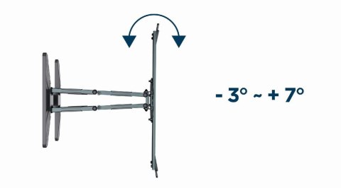 GEMBIRD UCHWYT ŚCIENNY REGULOWANY LCD 40"-80" VESA MAX 600 X 400MM, DO 50KG GEMBIRD UCHWYT ŚCIENNY REGULOWANY LCD 40"-80" VESA MAX 600 X 400MM, DO 50KG
