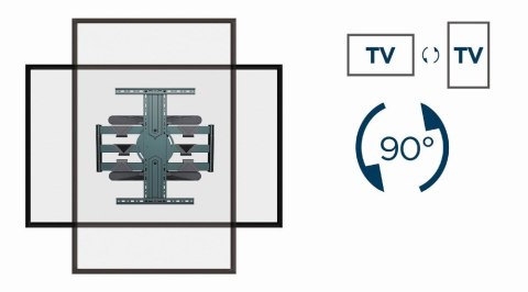 GEMBIRD UCHWYT ŚCIENNY REGULOWANY LCD 40"-80" VESA MAX 600 X 400MM, DO 50KG GEMBIRD UCHWYT ŚCIENNY REGULOWANY LCD 40"-80" VESA MAX 600 X 400MM, DO 50KG