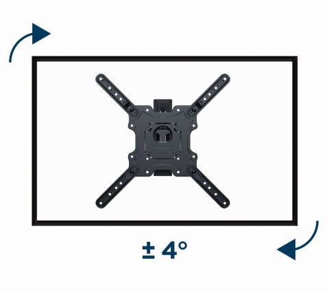 GEMIRD UCHWYT ŚCIENNY REGULOWANY LCD 32"-55" VESA MAX 400 X 400MM, DO 32KG GEMIRD UCHWYT ŚCIENNY REGULOWANY LCD 32"-55" VESA MAX 400 X 400MM, DO 32KG