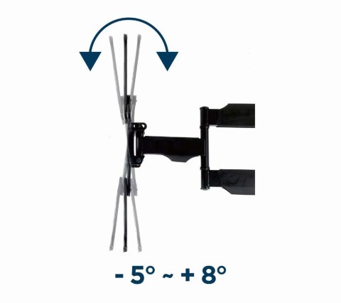 GEMIRD UCHWYT ŚCIENNY REGULOWANY LCD 32"-55" VESA MAX 400 X 400MM, DO 32KG GEMIRD UCHWYT ŚCIENNY REGULOWANY LCD 32"-55" VESA MAX 400 X 400MM, DO 32KG