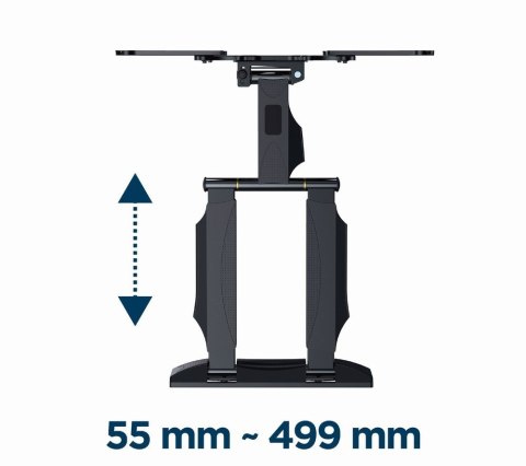 GEMIRD UCHWYT ŚCIENNY REGULOWANY LCD 32"-55" VESA MAX 400 X 400MM, DO 32KG GEMIRD UCHWYT ŚCIENNY REGULOWANY LCD 32"-55" VESA MAX 400 X 400MM, DO 32KG