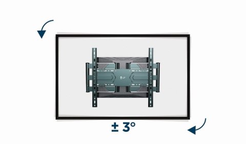 GEMBIRD REGULOWANY UCHWYT ŚCIENNY LCD 40"-80" VESA MAX 600 X 400MM, DO 50KG GEMBIRD REGULOWANY UCHWYT ŚCIENNY LCD 40"-80" VESA MAX 600 X 400MM, DO 50KG