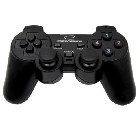 Gamepad Esperanza EG102 (PC, PS3; kolor czarny) Gamepad Esperanza EG102 (PC, PS3; kolor czarny)