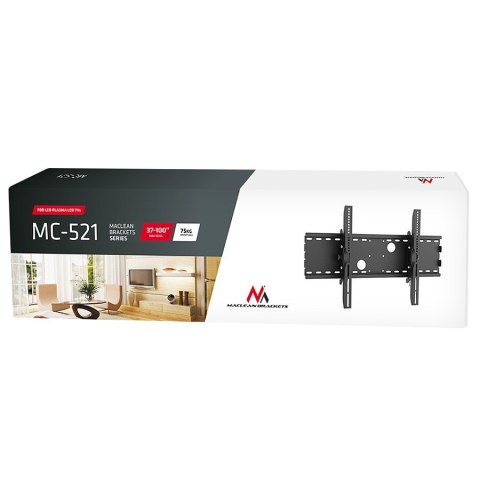 Uchwyt ścienny do telewizora Maclean MC-521B (ścienne, Uchylny - 70"; max. 75kg) Uchwyt ścienny do telewizora Maclean MC-521B (ścienne, Uchylny - 70"; max. 75kg)