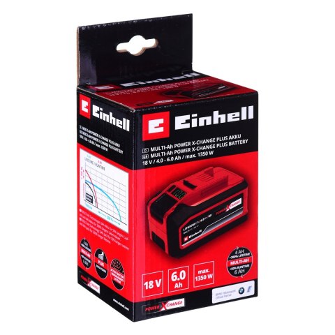 Akumulator 18V 4-6AH MULTI-AH PXC PLUS EINHELL Akumulator 18V 4-6AH MULTI-AH PXC PLUS EINHELL