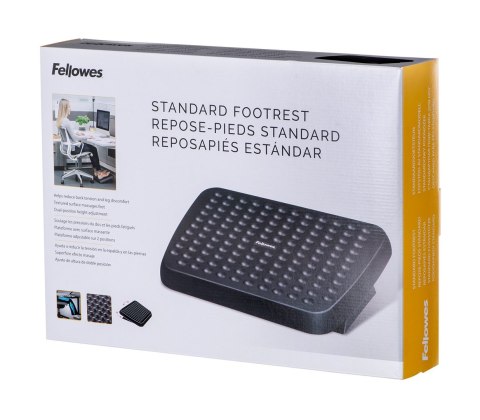 Fellowes podnóżek ergonomiczny biurowy pod stopy, czarny Fellowes podnóżek ergonomiczny biurowy pod stopy, czarny