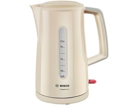 Czajnik elektryczny BOSCH TWK 3A017 (2400W 1.7l; kolor beżowy) Czajnik elektryczny BOSCH TWK 3A017 (2400W 1.7l; kolor beżowy)