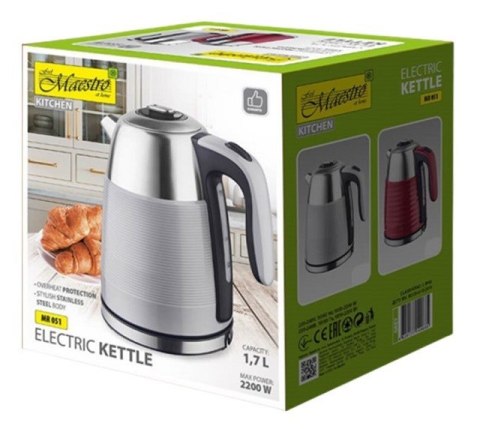 Czajnik elektryczny MAESTRO 1,7l MR-051-GREY Czajnik elektryczny MAESTRO 1,7l MR-051-GREY