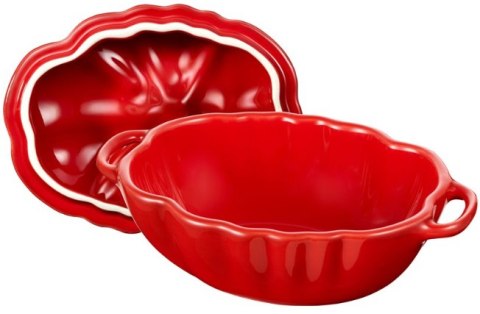 Mini Cocotte ceramiczny owalny pomidor STAUB 40511-855-0 - czerwony 500 ml Mini Cocotte ceramiczny owalny pomidor STAUB 40511-855-0 - czerwony 500 ml