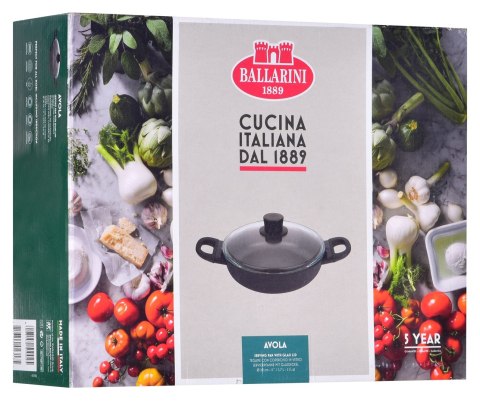 Patelnia BALLARINI Avola głęboka z 2 uchwytami tytanowa 28 cm 75002-923-0 Patelnia BALLARINI Avola głęboka z 2 uchwytami tytanowa 28 cm 75002-923-0