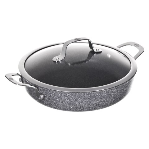 Patelnia BALLARINI Salina Granitium głęboka z 2 uchwytami granitowa 28 cm 75002-810-0 Patelnia BALLARINI Salina Granitium głęboka z 2 uchwytami granitowa 28 cm 75002-810-0