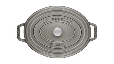STAUB Garnek żeliwny owalny 3,2l grafitowy STAUB Garnek żeliwny owalny 3,2l grafitowy