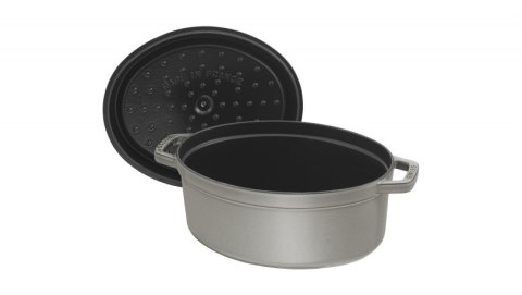 STAUB Garnek żeliwny owalny 3,2l grafitowy STAUB Garnek żeliwny owalny 3,2l grafitowy