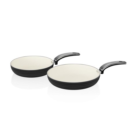 Zestaw patelni retro Swan RETRO SWPS2010BN (20 cm, 28 cm) Zestaw patelni retro Swan RETRO SWPS2010BN (20 cm, 28 cm)
